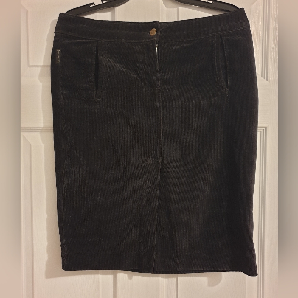 Armani jeans corduroy skirt, navy/black, sz.6
